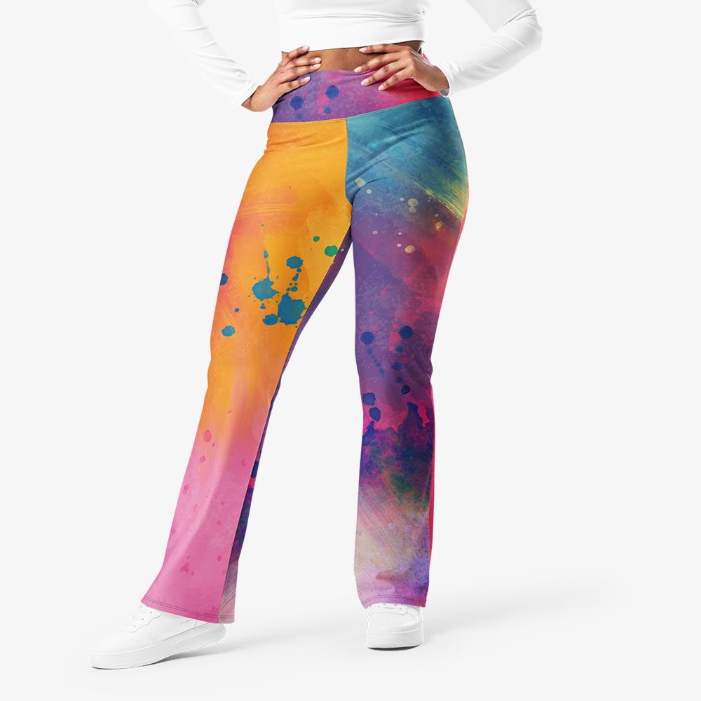 Cosmic Splash Flare Leggings