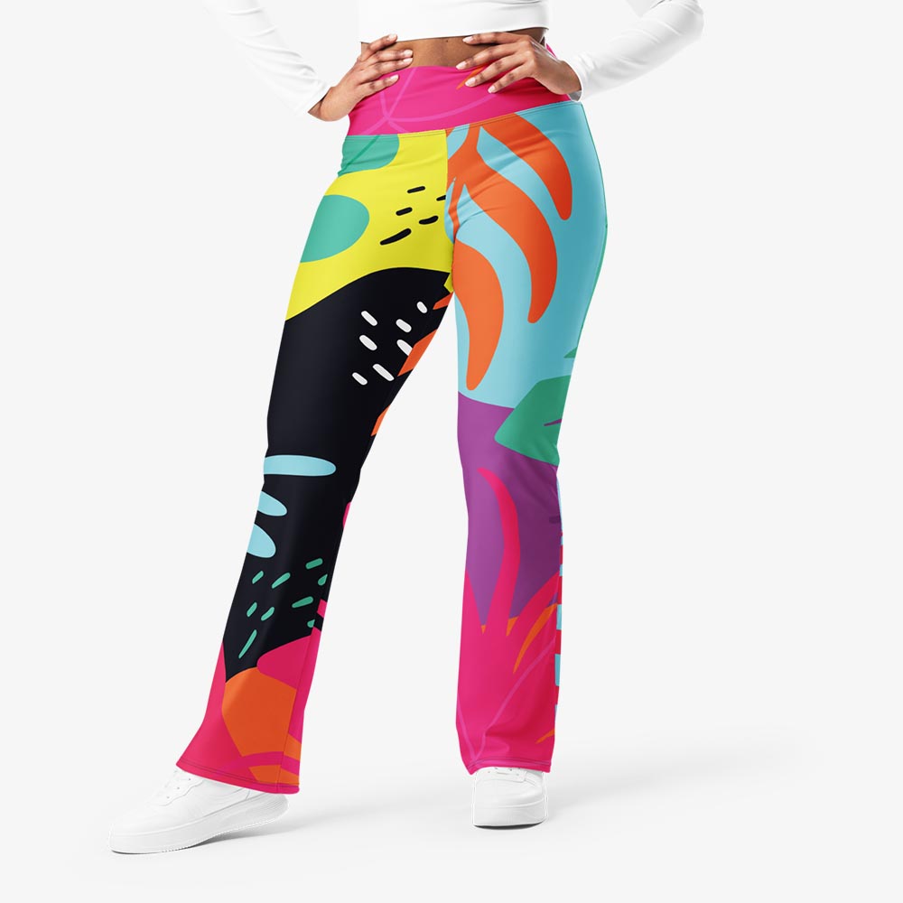 Neon Jungle Flare Leggings