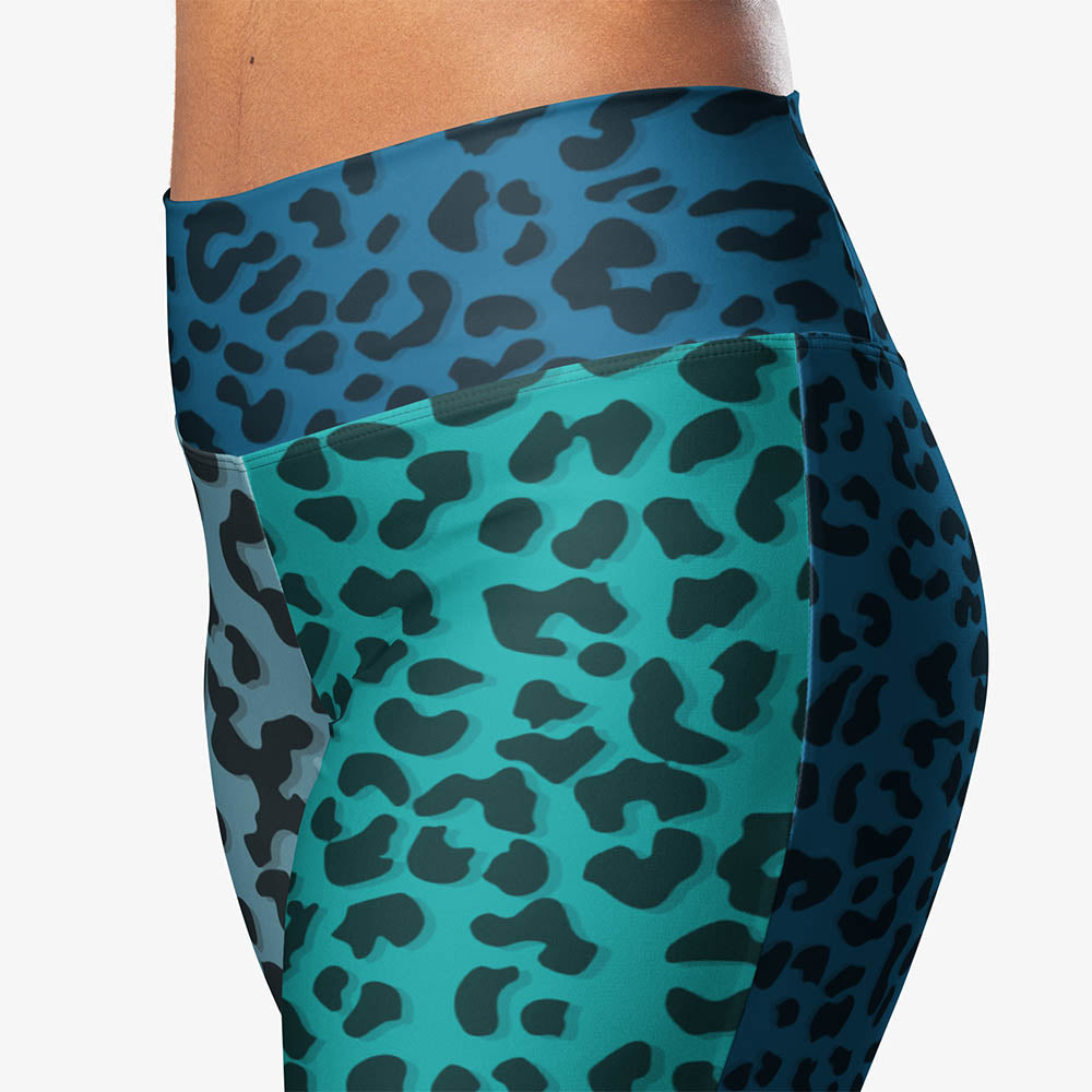 Frankencheetah Flare Leggings