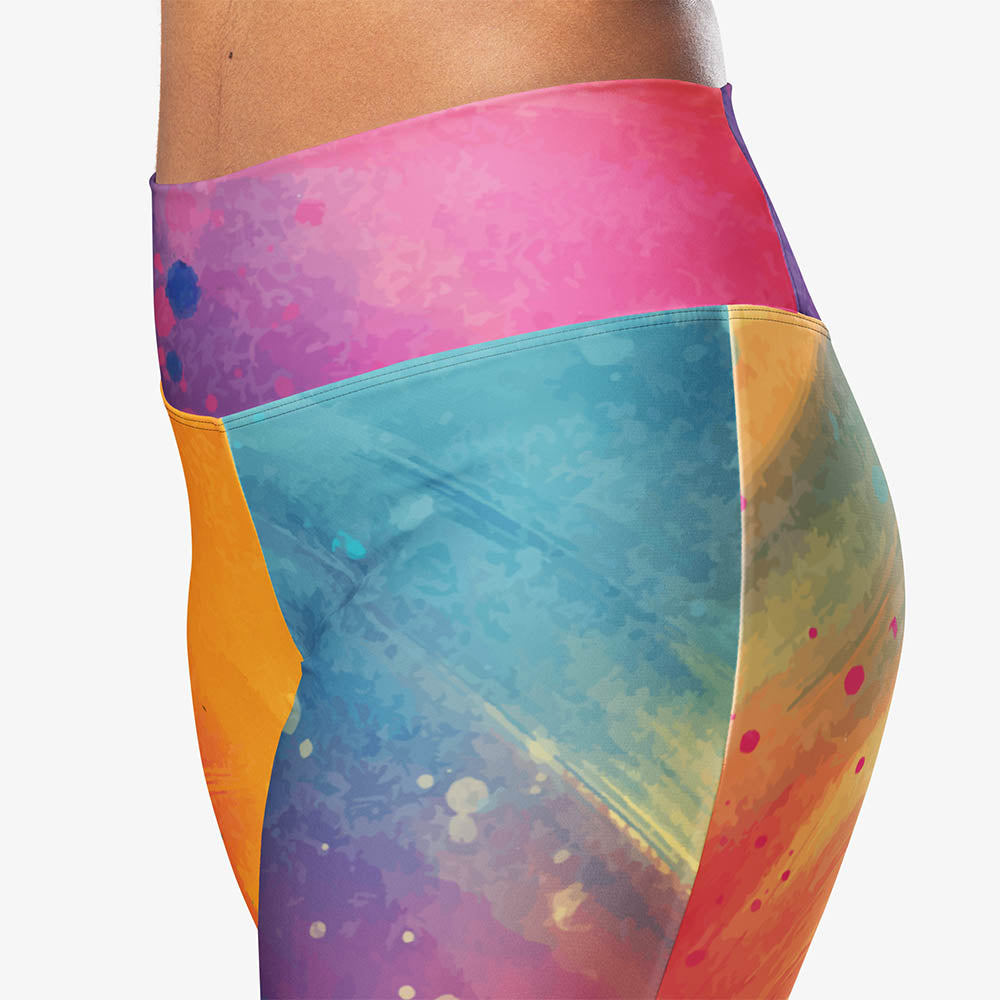 Cosmic Splash Flare Leggings