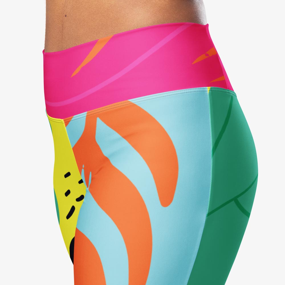 Neon Jungle Flare Leggings