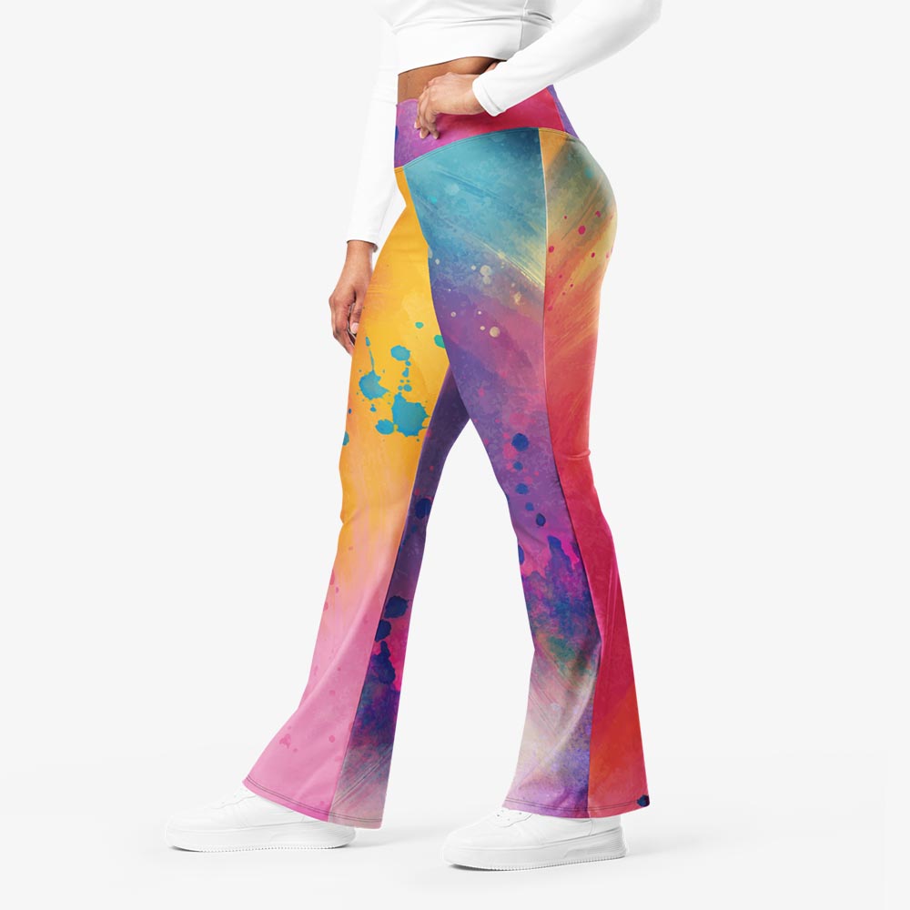 Cosmic Splash Flare Leggings