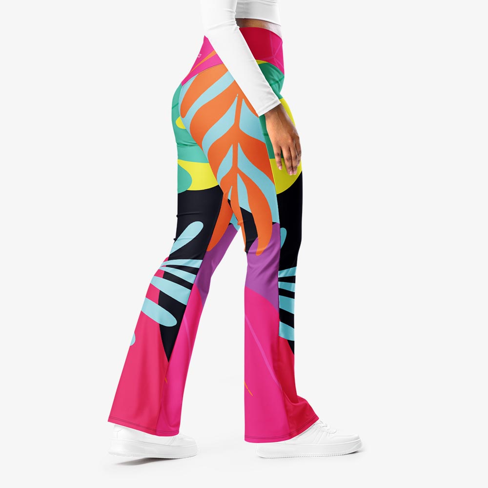 Neon Jungle Flare Leggings