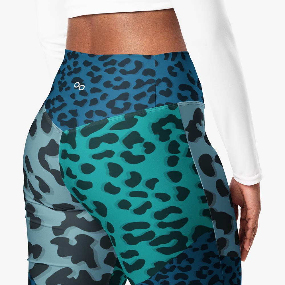 Frankencheetah Flare Leggings