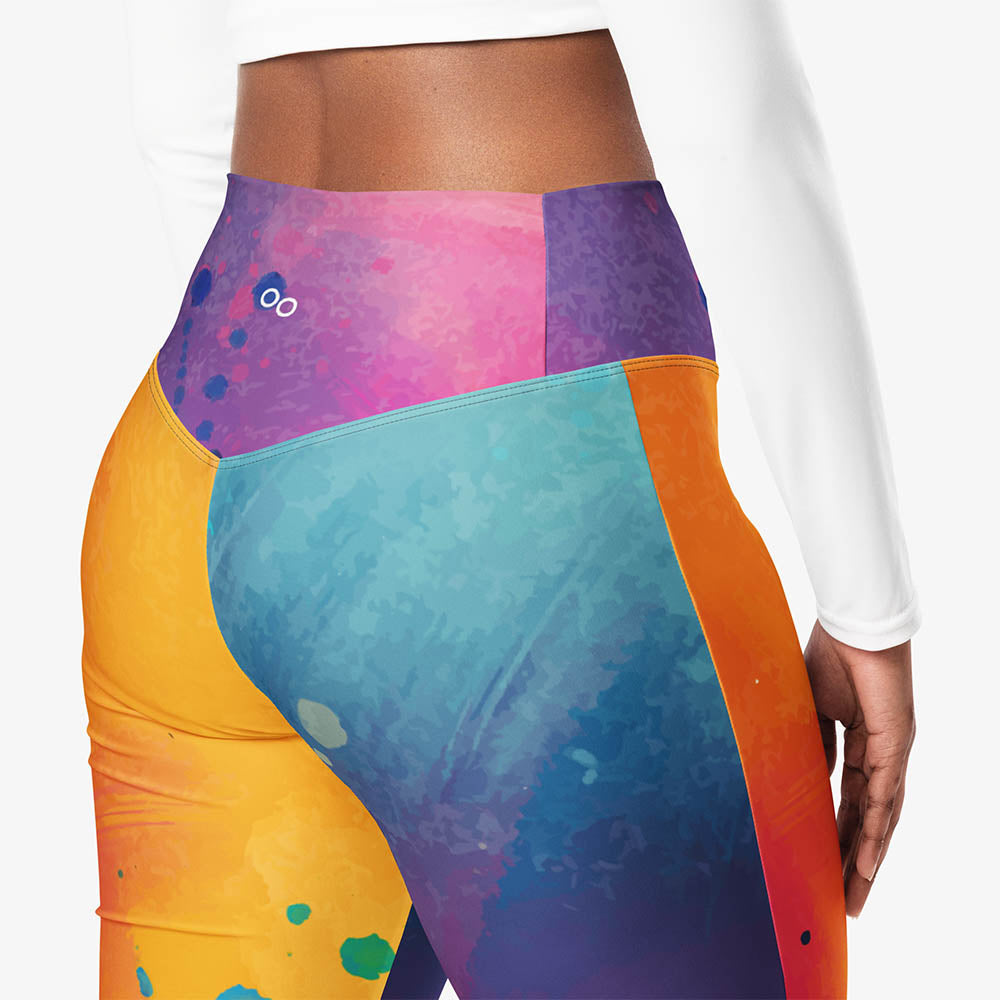 Cosmic Splash Flare Leggings