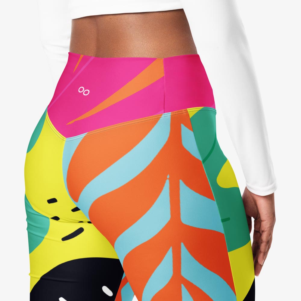 Neon Jungle Flare Leggings