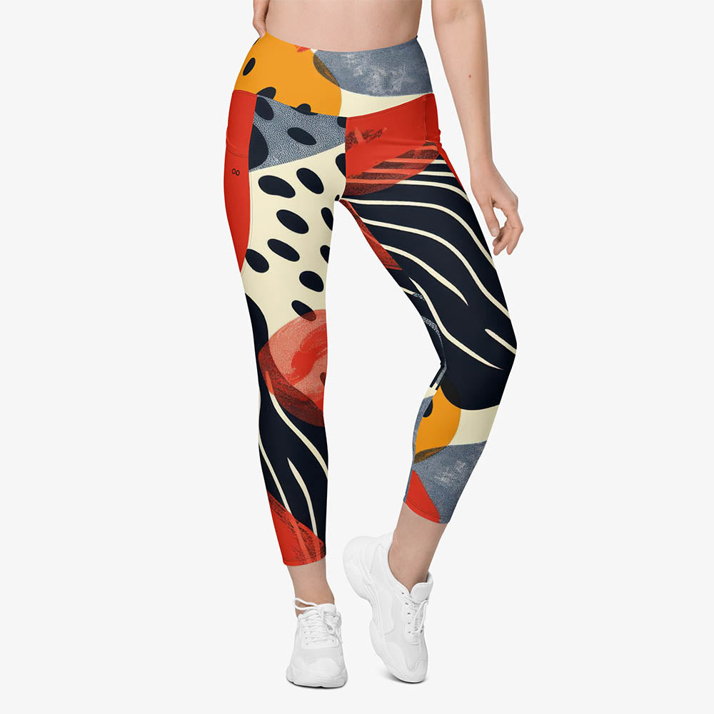 Dots & Waves Pocket Leggings
