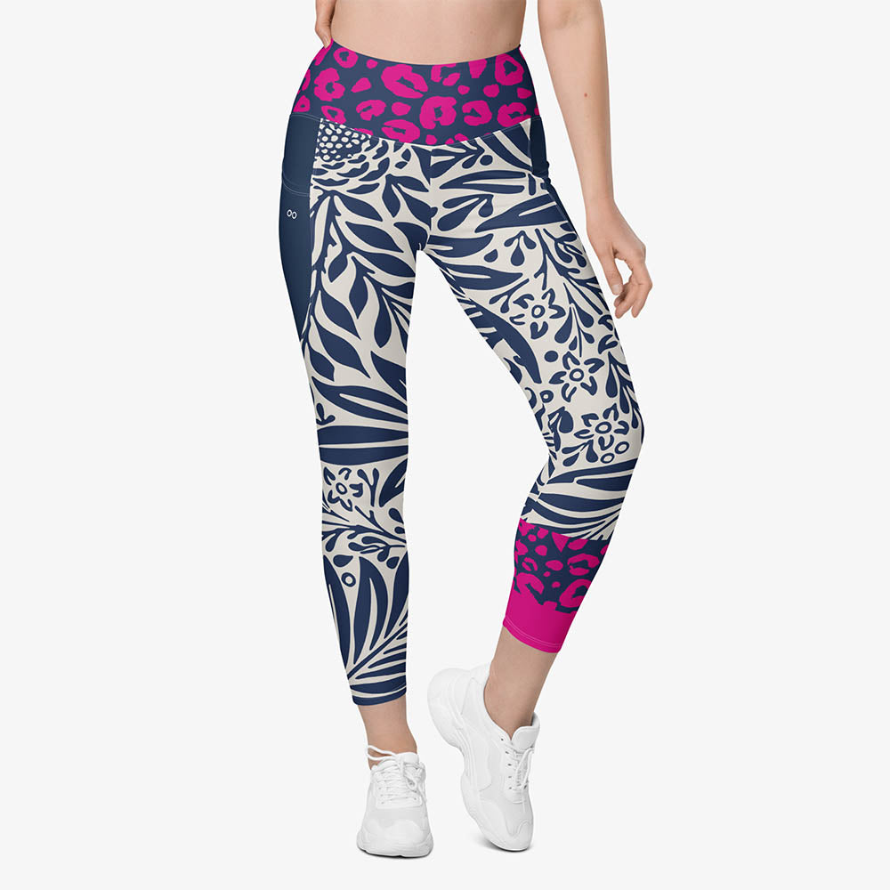 Palms & Pards Pocket Leggings
