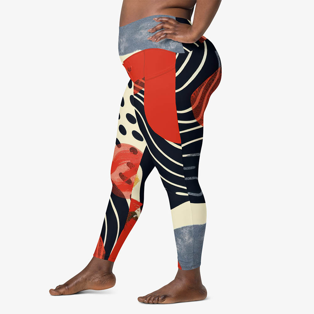 Dots & Waves Pocket Leggings