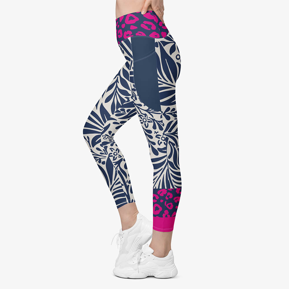 Palms & Pards Pocket Leggings