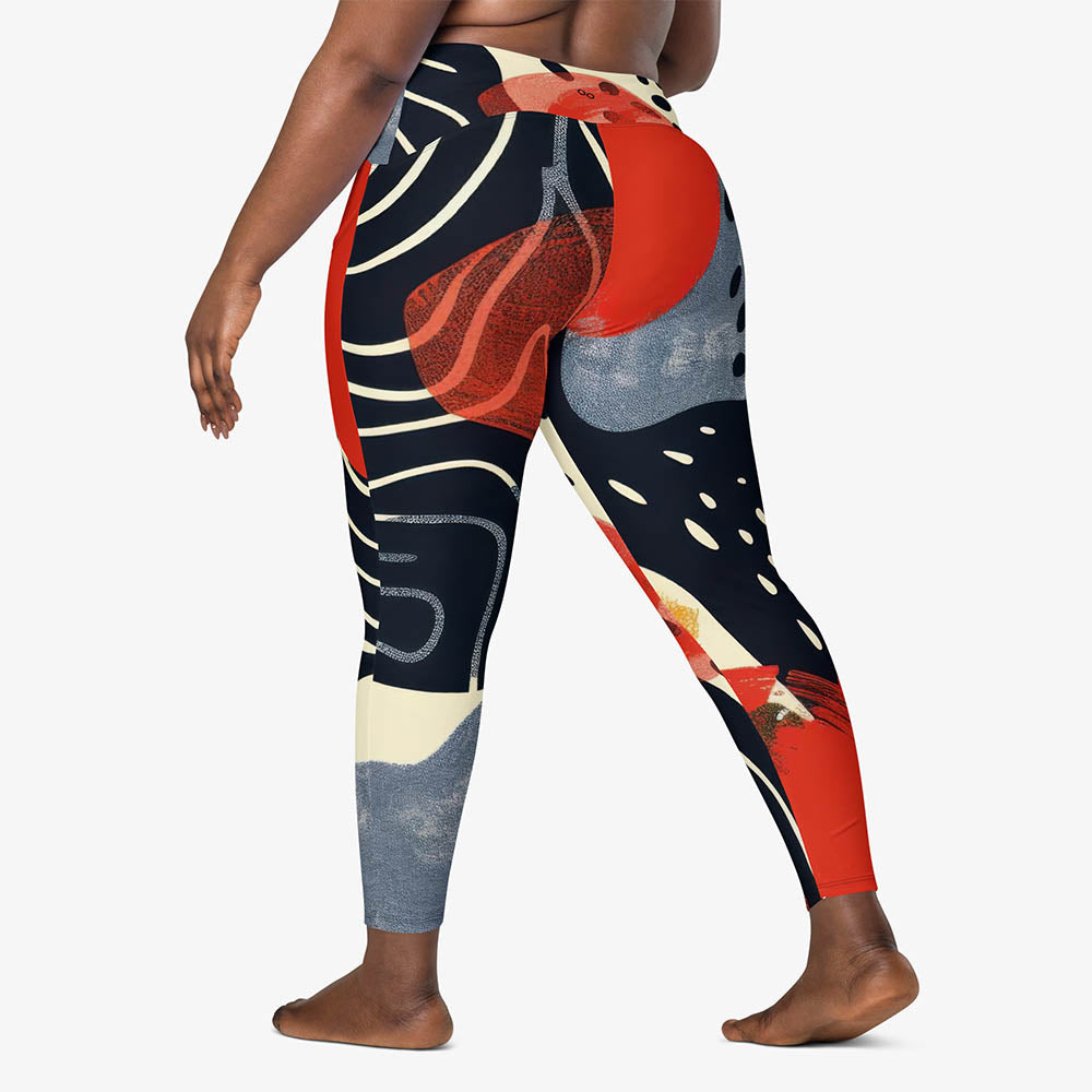 Dots & Waves Pocket Leggings