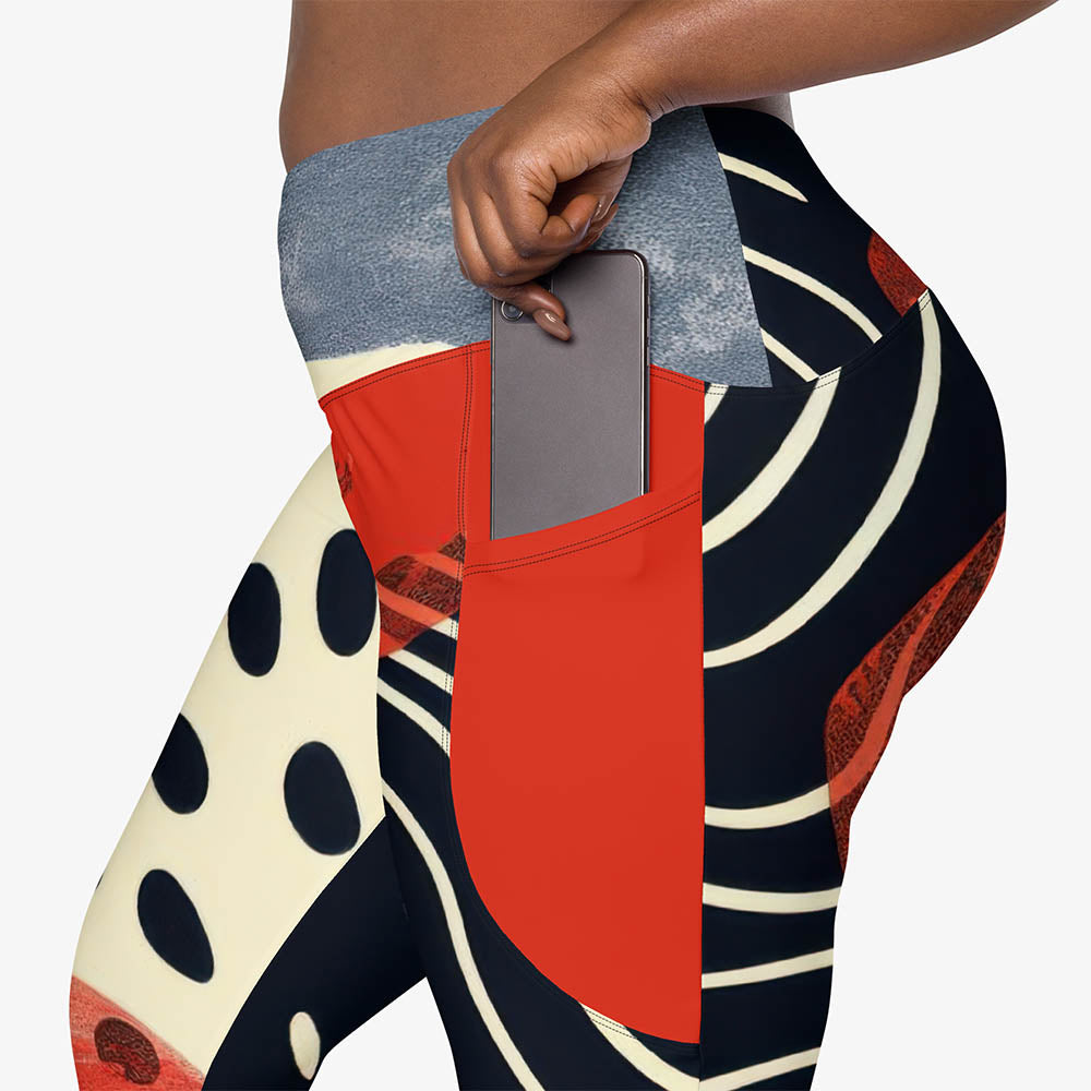 Dots & Waves Pocket Leggings