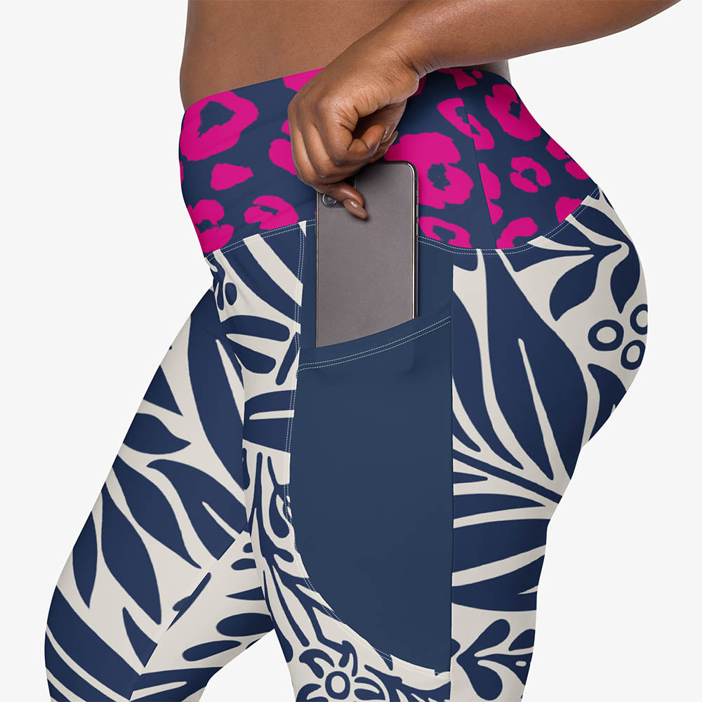 Palms & Pards Pocket Leggings