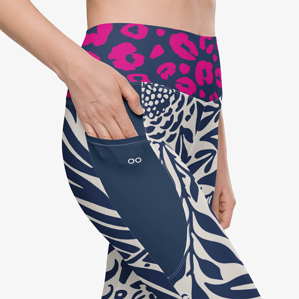 Palms & Pards Pocket Leggings