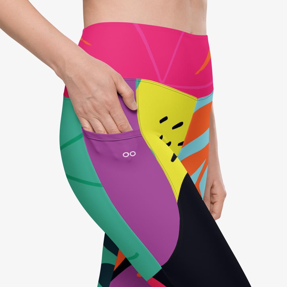 Neon Jungle Pocket Leggings