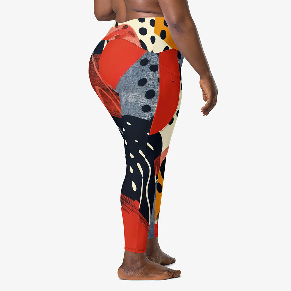 Dots & Waves Pocket Leggings
