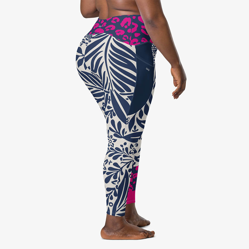 Palms & Pards Pocket Leggings