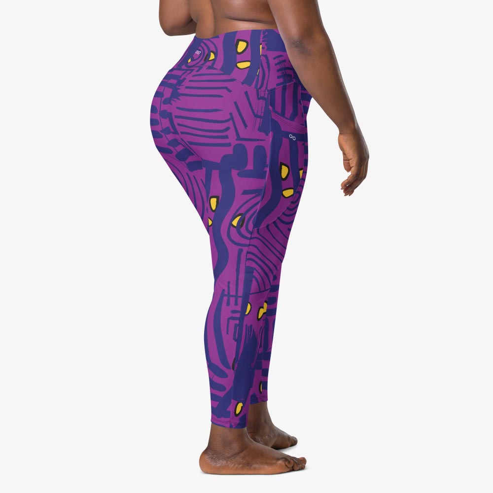 Electric Maze Pocket Leggings