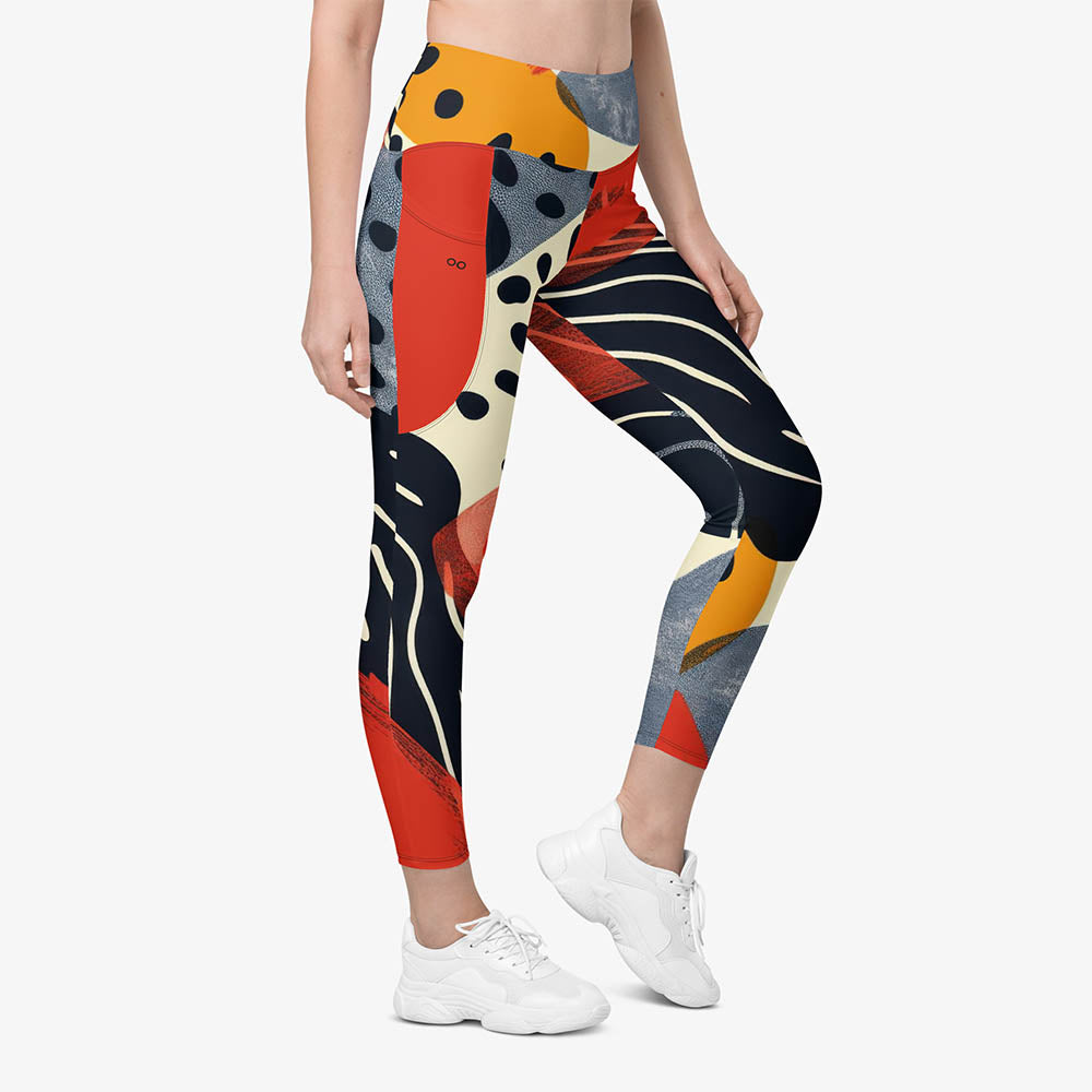 Dots & Waves Pocket Leggings