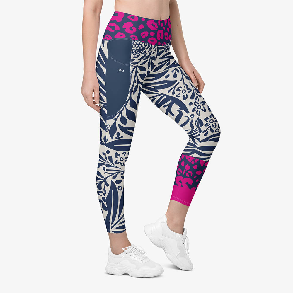 Palms & Pards Pocket Leggings