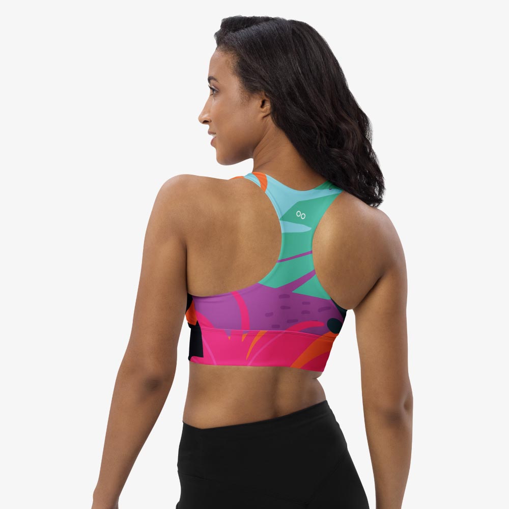 Neon Jungle High Impact Bra