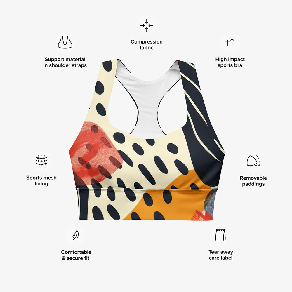 Dots & Waves High Impact Bra