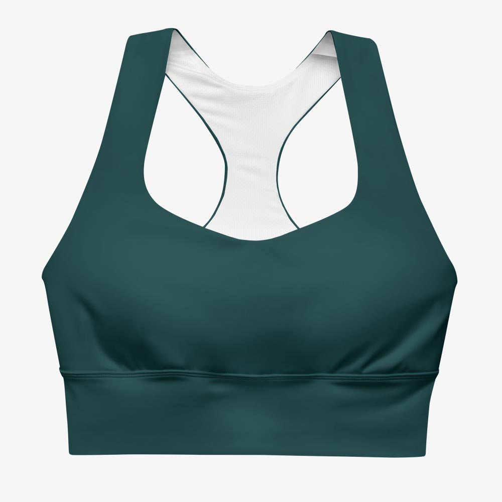 Dark Green Monochrome High Impact Bra (matches Wild Tribe)