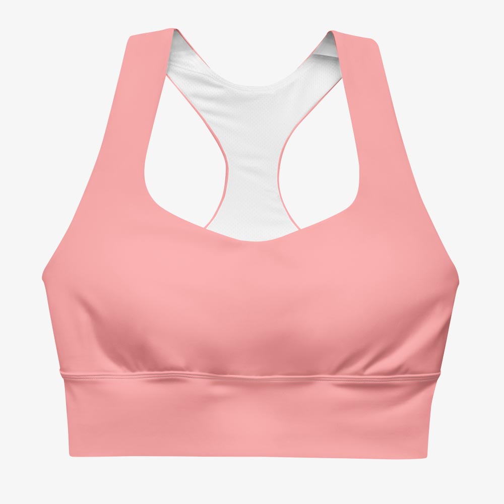 Pink Monochrome High Impact Bra (matches Brush Jungle)