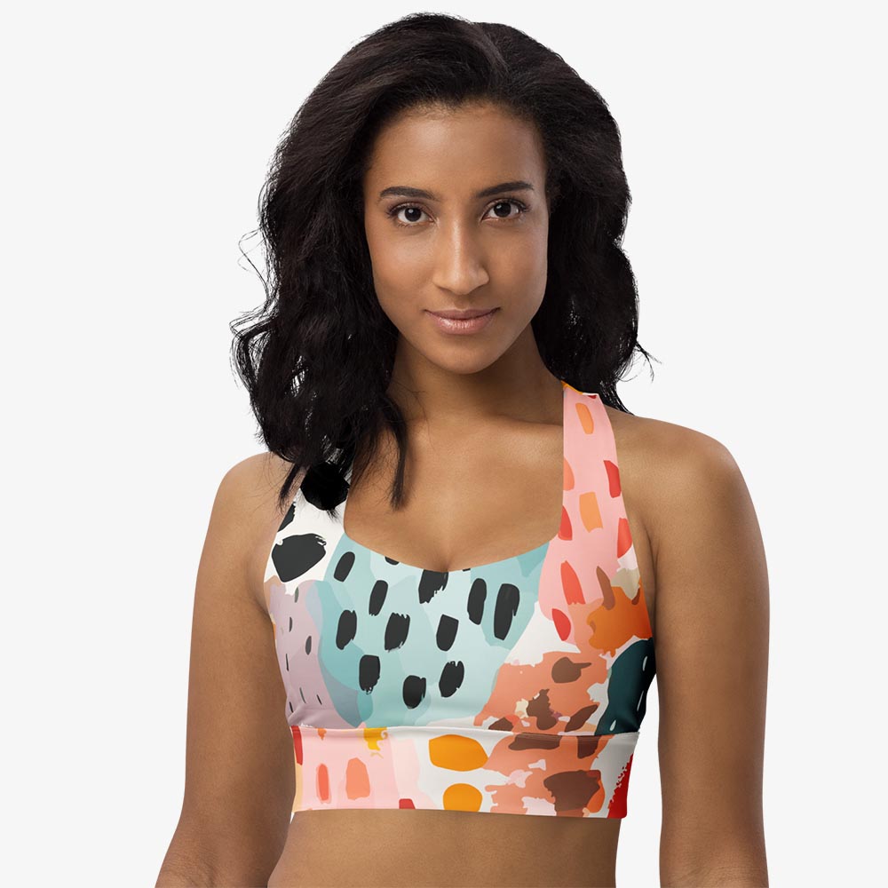 Brush Jungle High Impact Bra