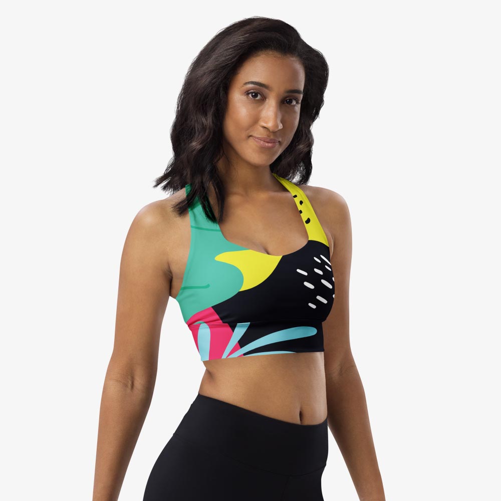 Neon Jungle High Impact Bra