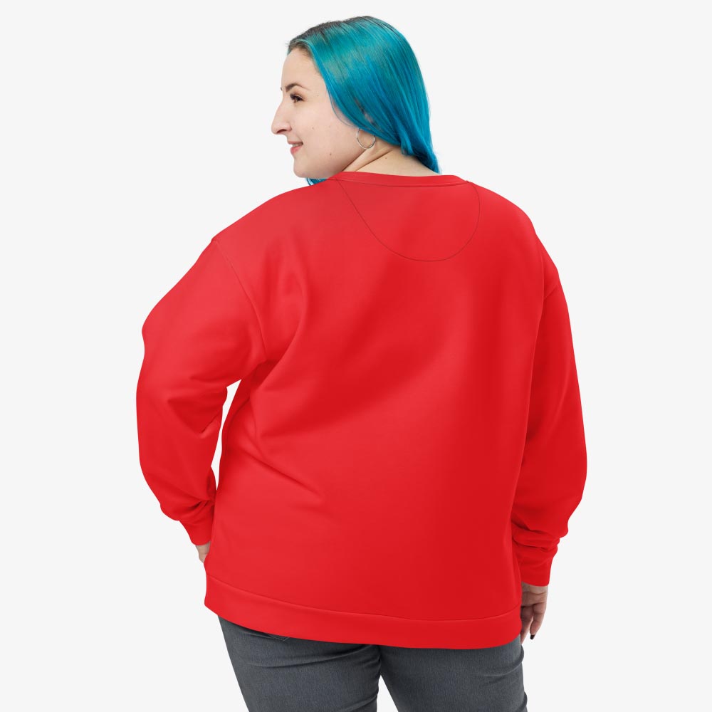 Red Monochrome Sweatshirt (matches Stripes & Petals)