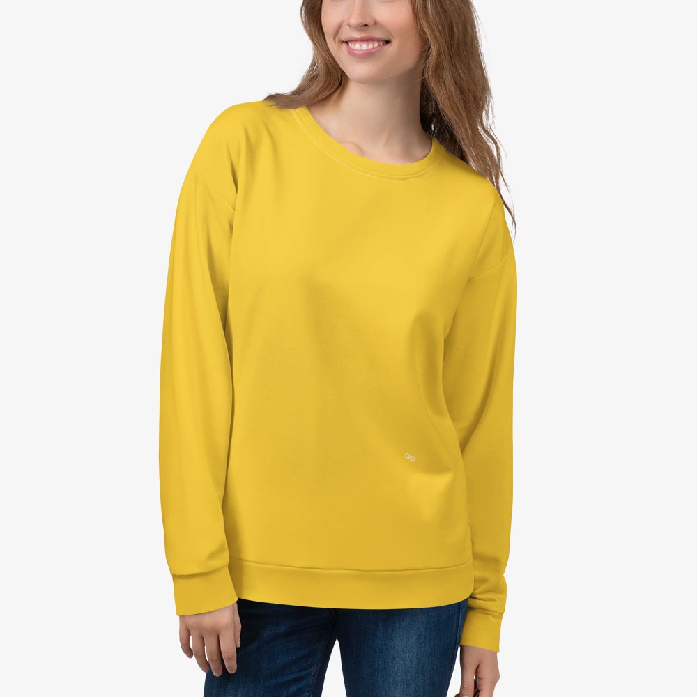Yellow Monochrome Sweatshirt (matches Electric Maze)