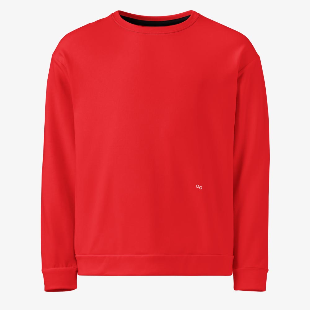 Red Monochrome Sweatshirt (matches Stripes & Petals)