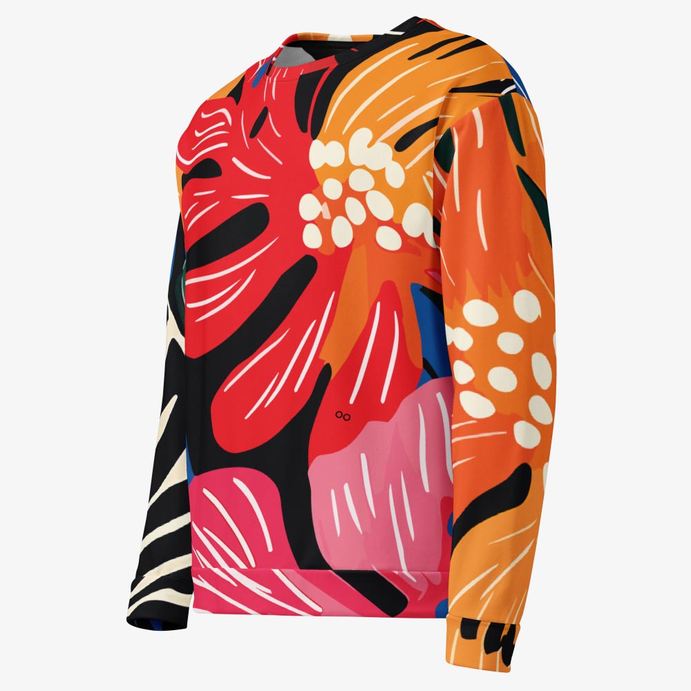 Stripes & Petals Sweatshirt