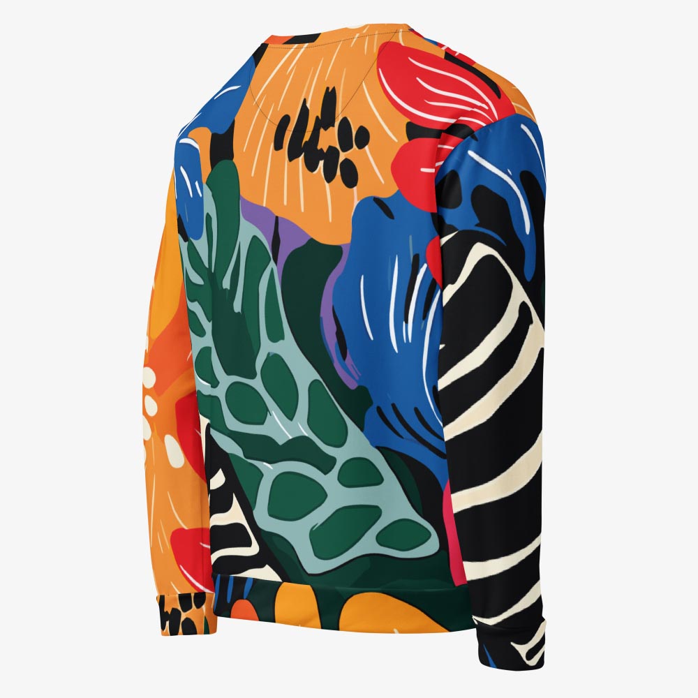 Stripes & Petals Sweatshirt