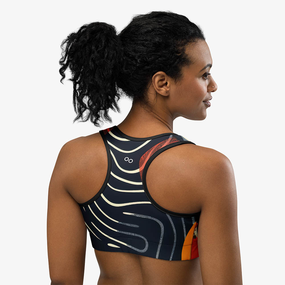 Dots & Waves Sports Bra