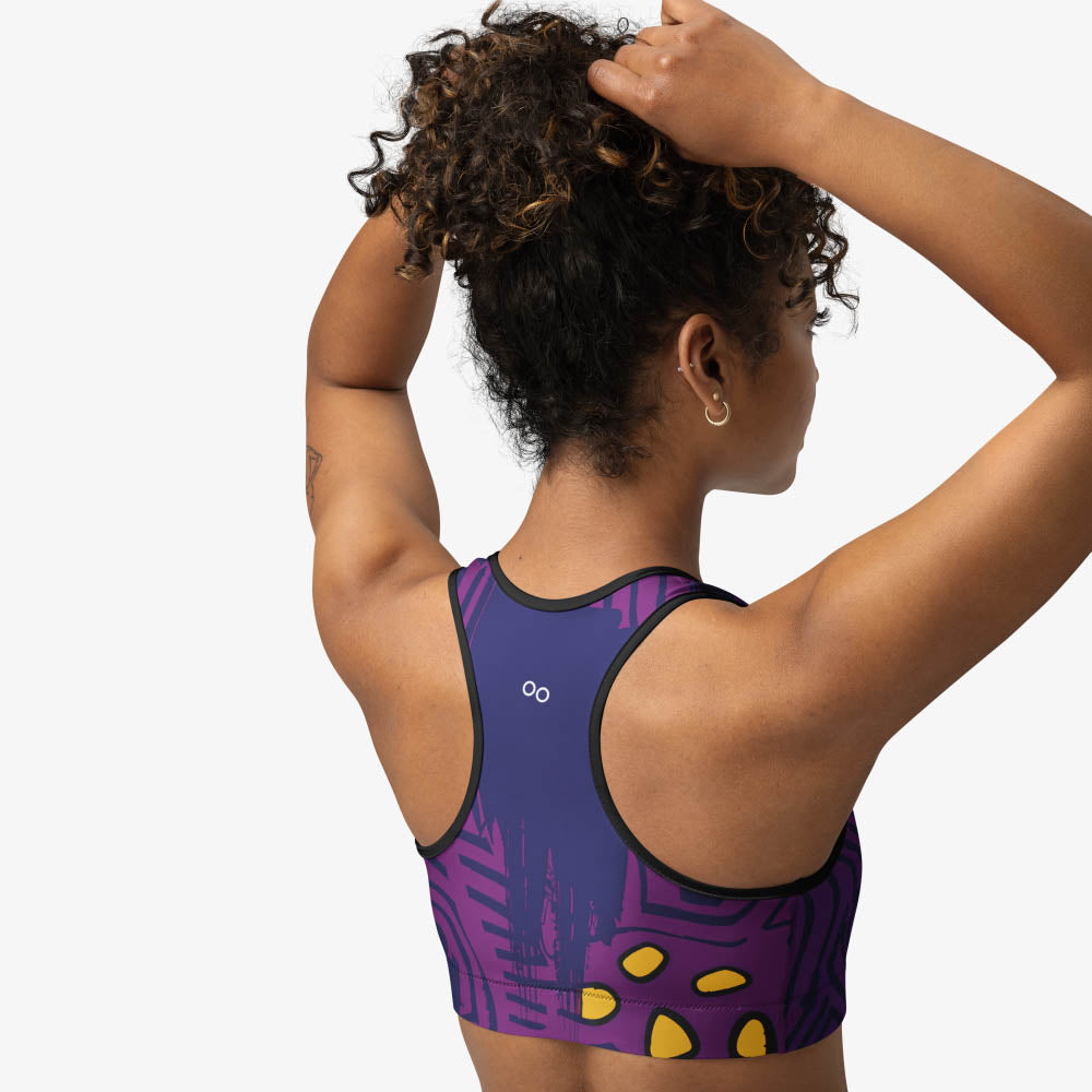 Electric Maze Sports Bra