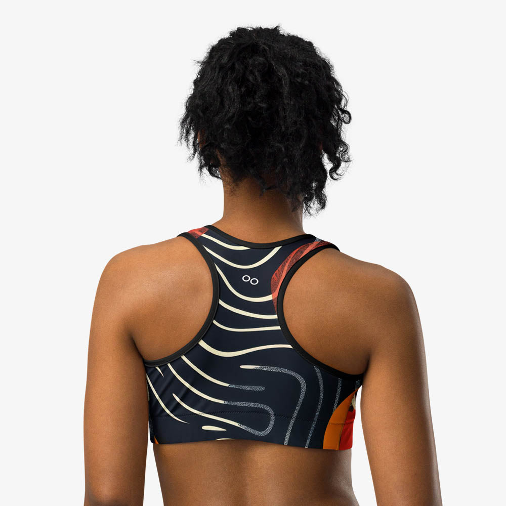 Dots & Waves Sports Bra