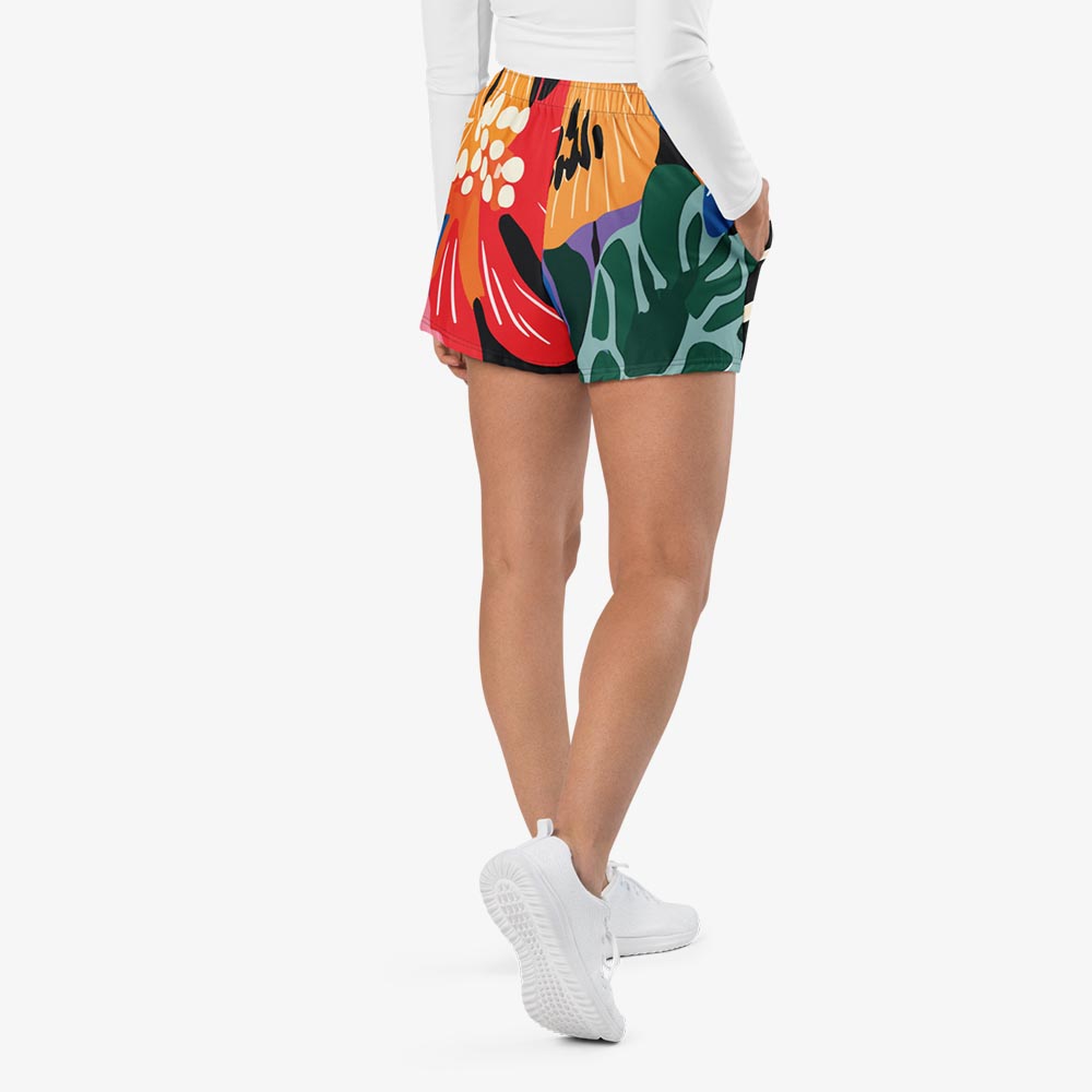Stripes & Petals Breathy Shorts