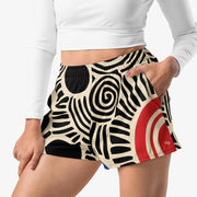 WAREHOUSE Recycled Breathy Shorts "Vertigo" Black/Blue/Red
