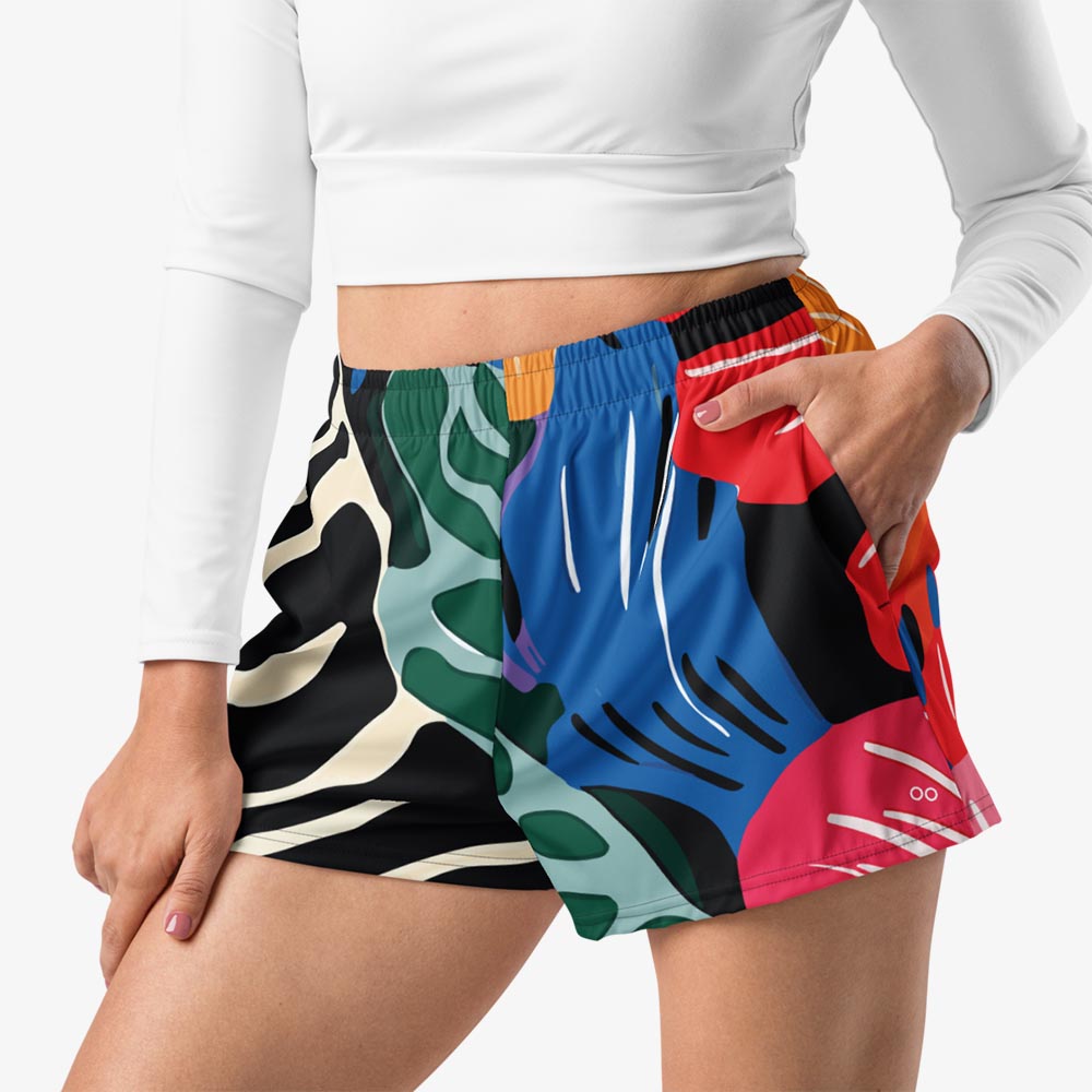 Stripes & Petals Breathy Shorts