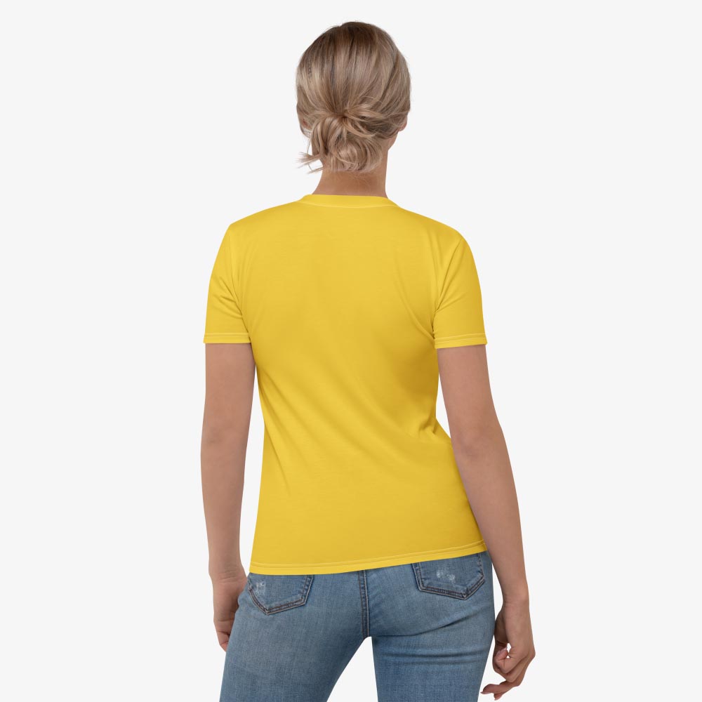 Yellow Monochrome Stretchy Tee (matches Electric Maze)