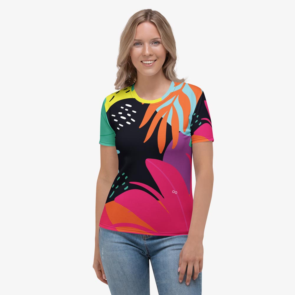 Neon Jungle Stretchy Tee