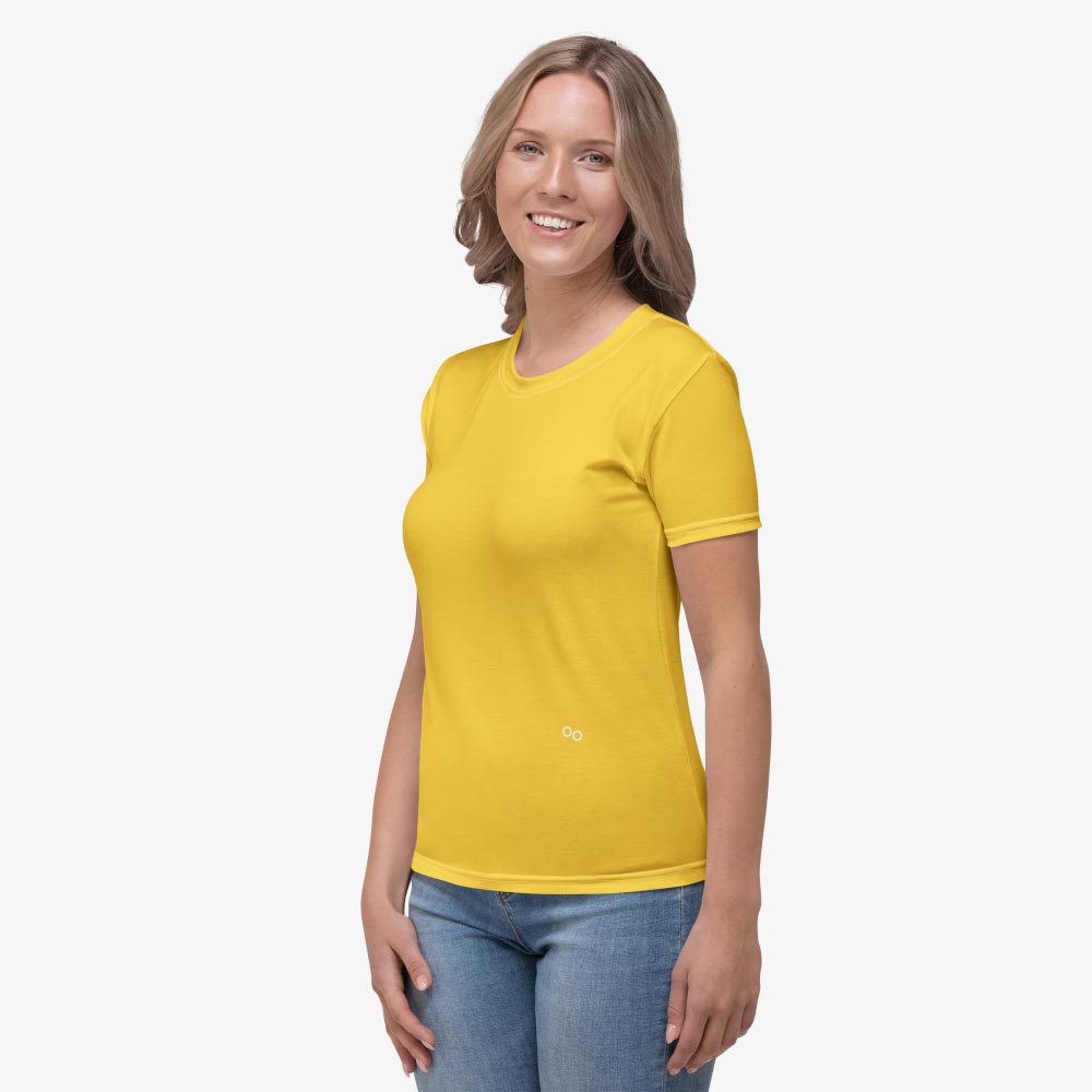 Yellow Monochrome Stretchy Tee (matches Electric Maze)
