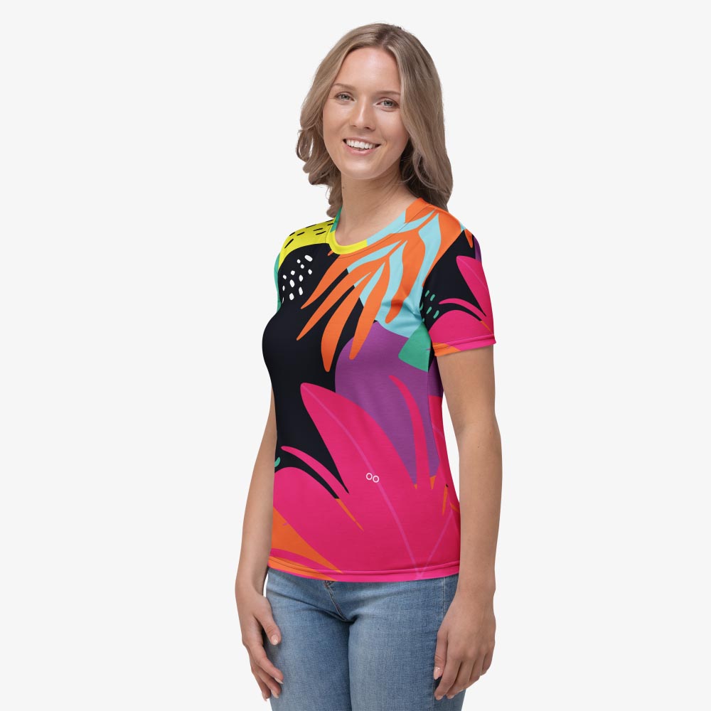 Neon Jungle Stretchy Tee