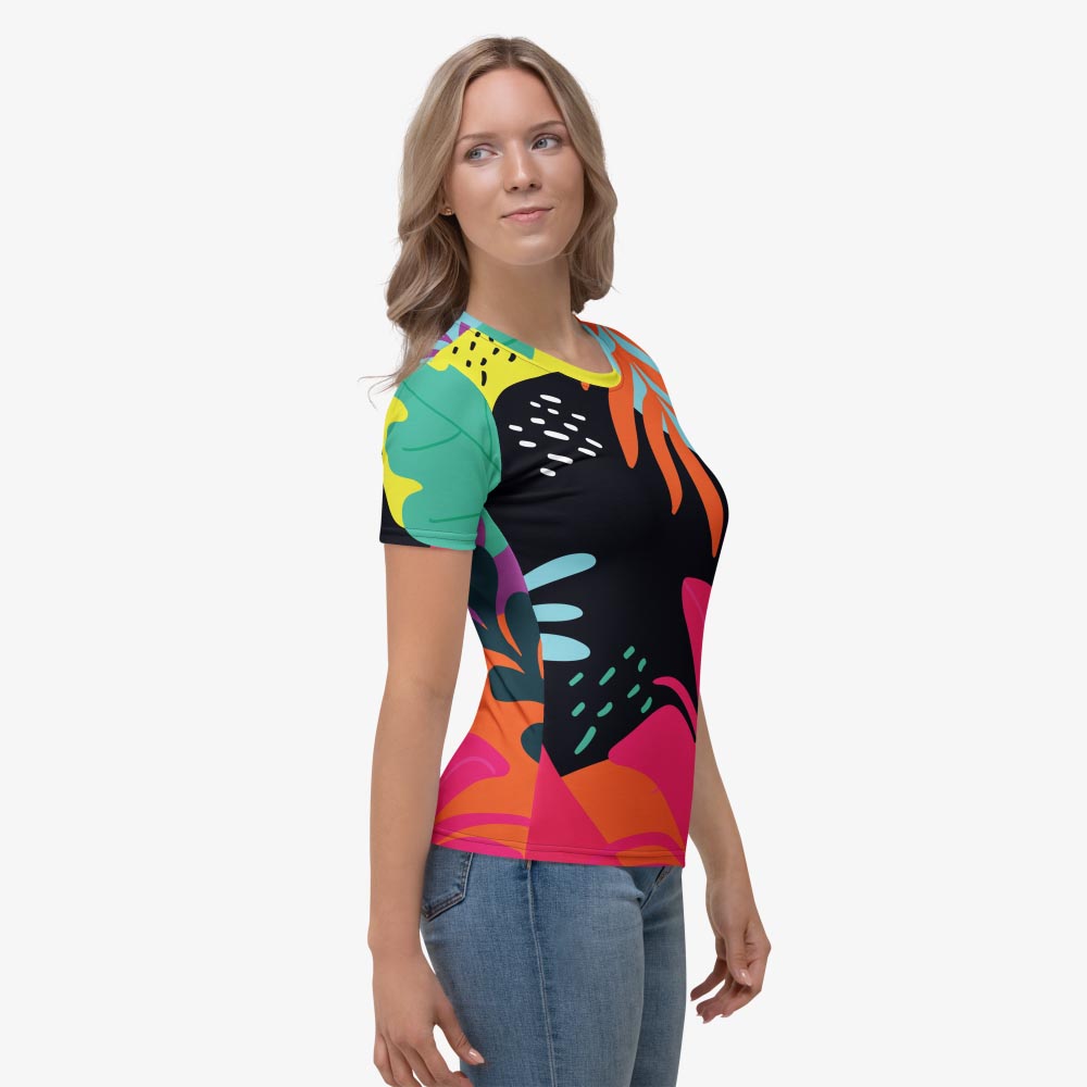 Neon Jungle Stretchy Tee