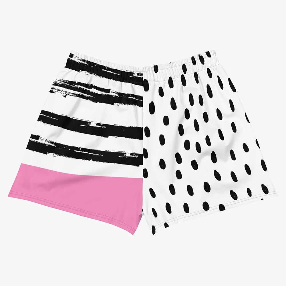 Dots & Stripes Breathy Shorts – Pink