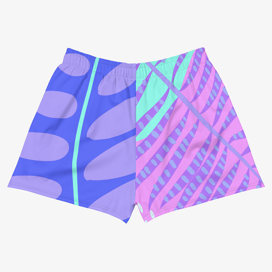 Recycled Breathy Shorts "Tropics" Pastel