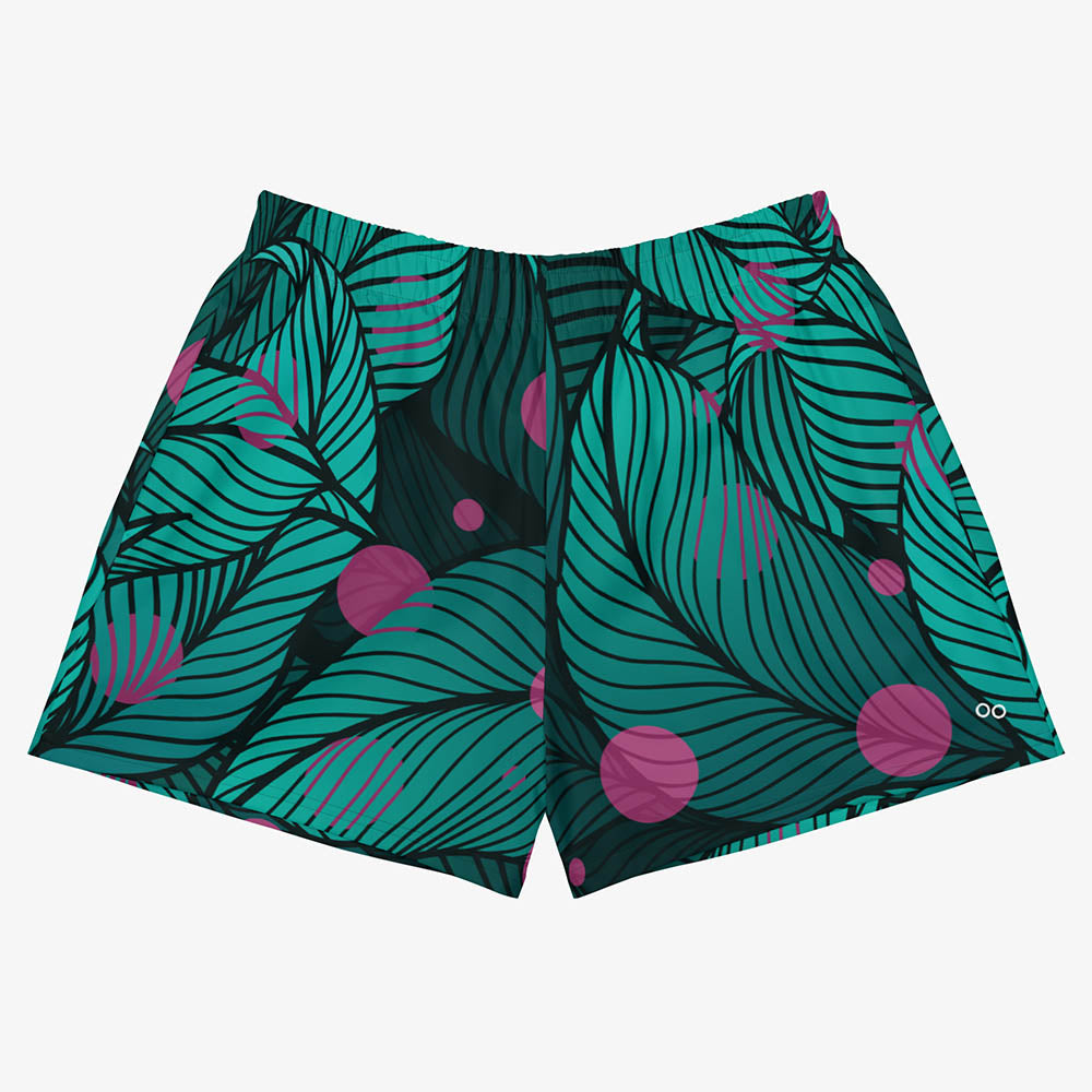 Fireflies Breathy Shorts – Green/Pink