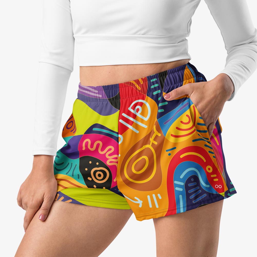 Funky Batik Breathy Shorts